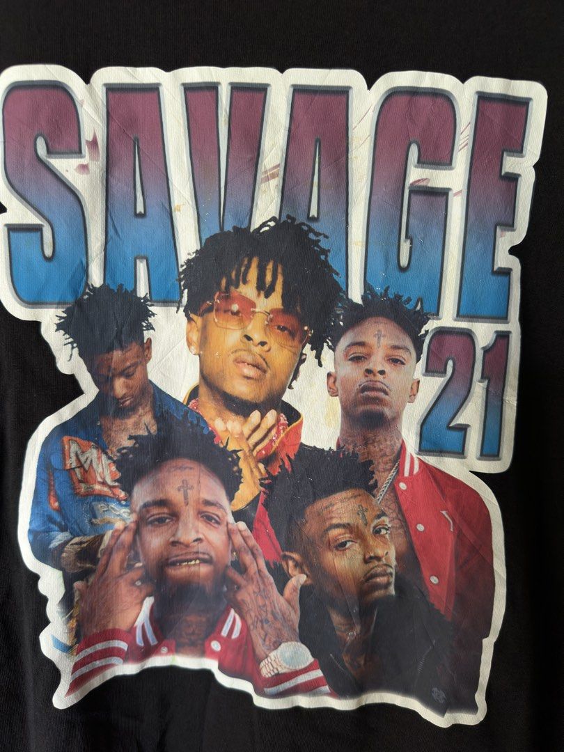 Rap Tee 21 Savage (Category: Tshirts & Polo Shirts ) located in Tuguegarao City. Submitted by bunchoy_thriftshop (Listing ID 1467229743, Image 3). Description: 📌21 SAVAGE RAPTEE Excelent Condition Large 21.5-30 ₱350 +Shippingfee 📍Quirino Province.