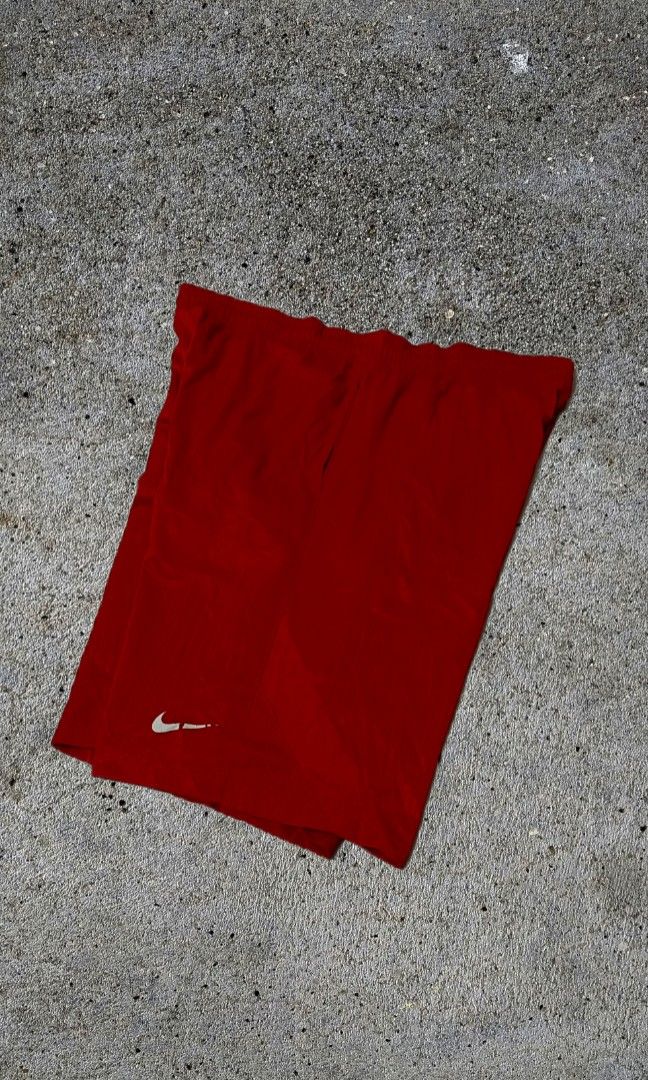 Red Nike Long Short (Category: Shorts) located in Orani. Submitted by dripdrop.ph (Listing ID 1467238824, Image 1). Description: Red Nike Long short Waist: Free Length: 26 inch issue: look st the print, this one is only the issue + Shipping fee for the buyers.