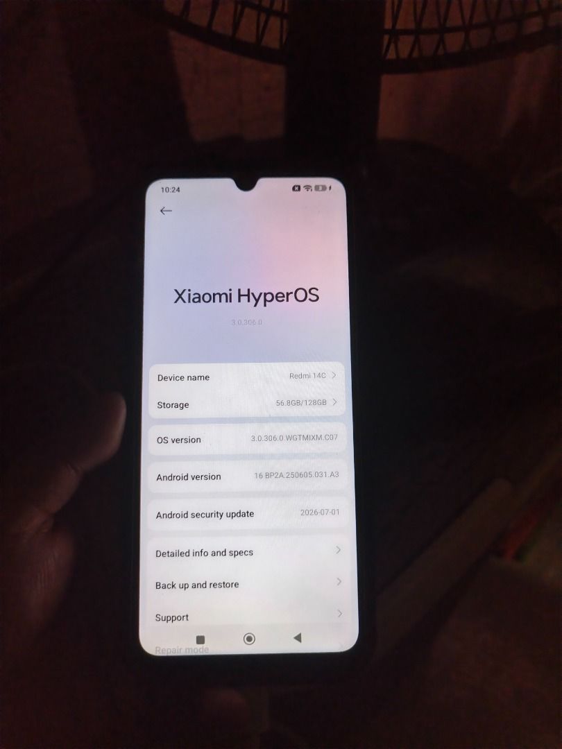 Redmi 14c (Category: Xiaomi) located in Caloocan City. Submitted by yoshairam (Listing ID 1467215484, Image 1). Description: .