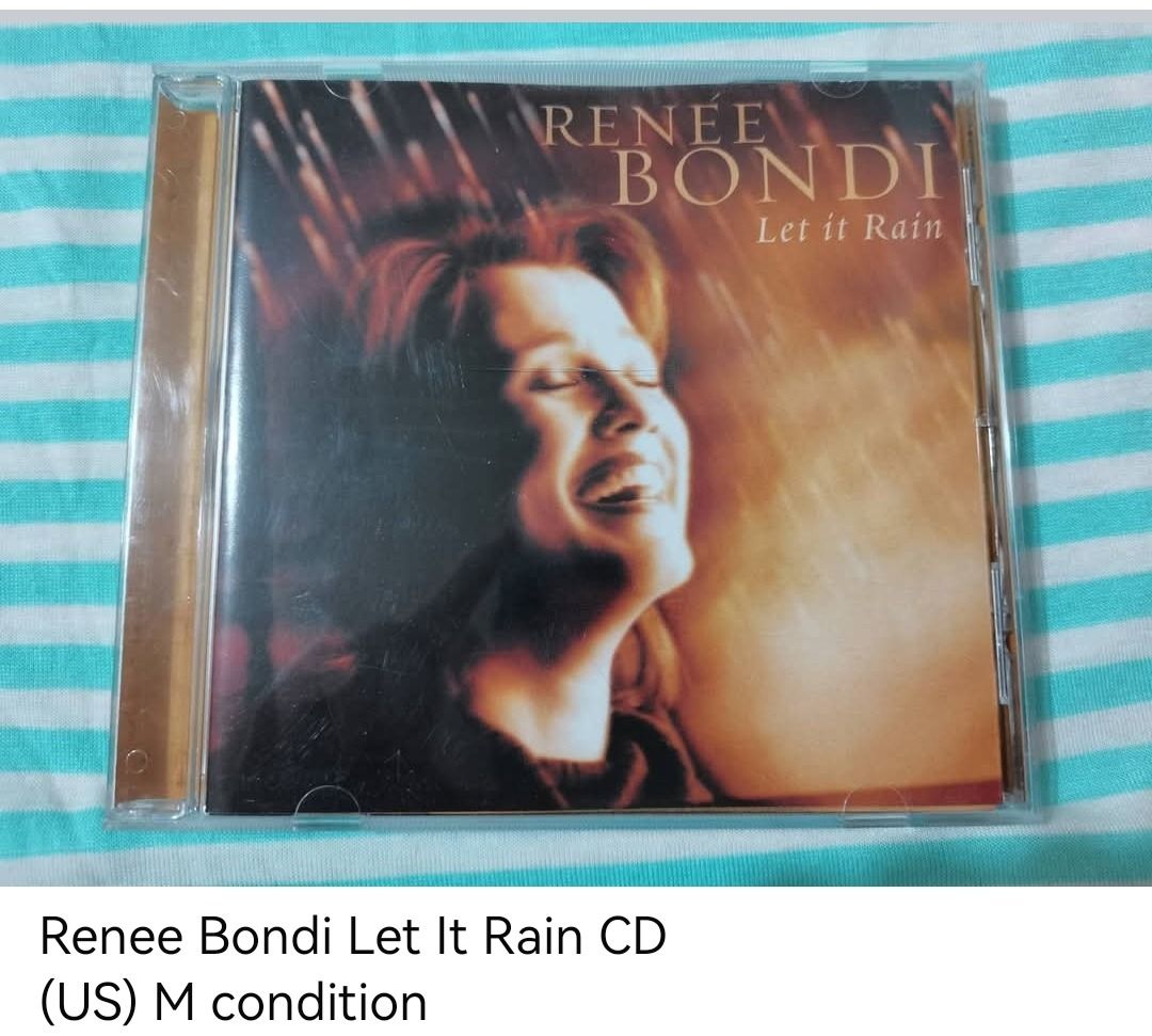 Renee Bondi Let It Rain CD (unsealed) (Category: CDs & DVDs) located in Dangcagan. Submitted by cd_haven5 (Listing ID 1467237062, Image 1). Description: #FORSALE #FORSALE #FORSALE #Authentic #Legit #Original We only sell original items. All items posted are on hand. Please message me for availability of the item/s because the items are also posted on my other online stores. All items are imported unless stated PH. We also accept Pre-orders. Payme