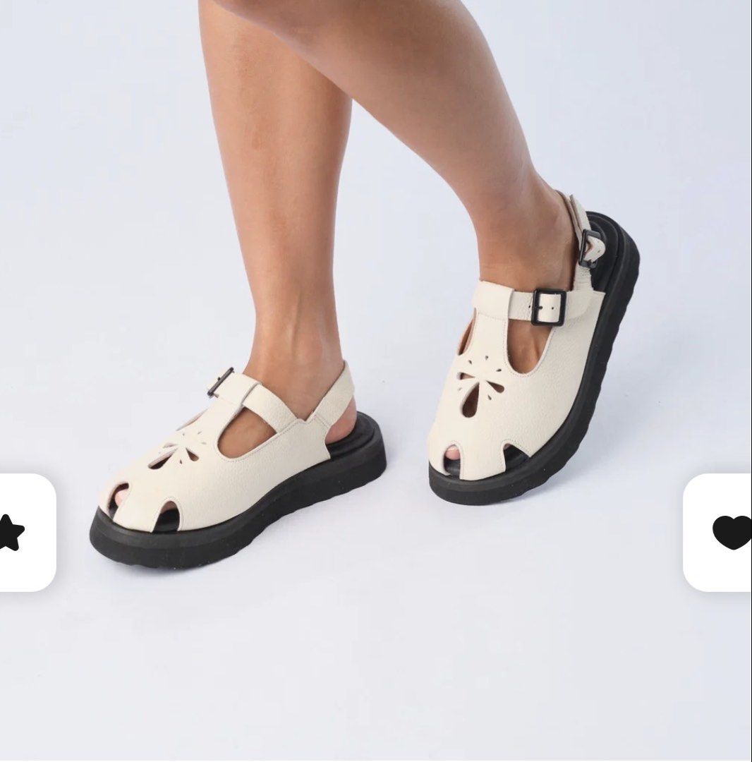 Renegade Folk Figures Chunky Sling (Category: Flats & Sandals) located in Manila. Submitted by naurtica (Listing ID 1467227439, Image 2). Description: - Authentic Renegade Folk - Color: Creme - Style: Figures Chunky Sling not my style pala talaga the chunky, regret joining the bandwagon but its super comfy.