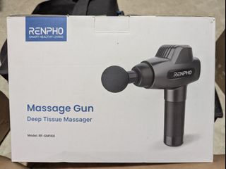 RENPHO massage gun and carrying case, Health & Nutrition, Massage ...