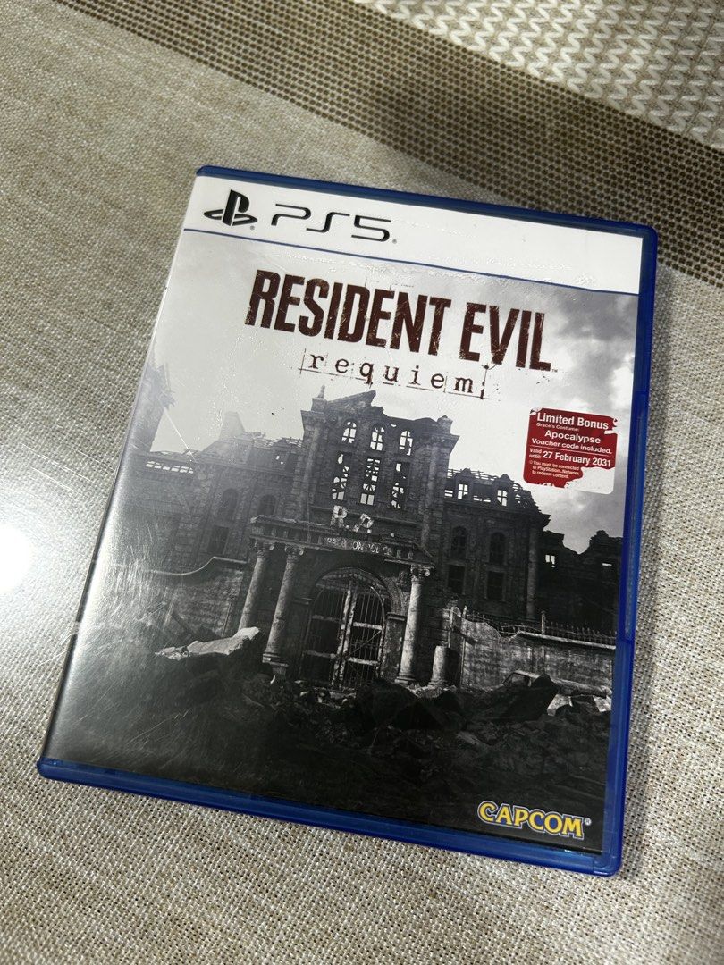 Resident Evil Requiem PS5 Game (Category: PlayStation) located in Caloocan City. Submitted by isabelsz (Listing ID 1467277222, Image 1). Description: - Game: Resident Evil Requiem for PlayStation 5 (Capcom) - Used code - Condition: Pristine case and scratch-free disc - Mode: Ready for meetup or nationwide shipping via courier .