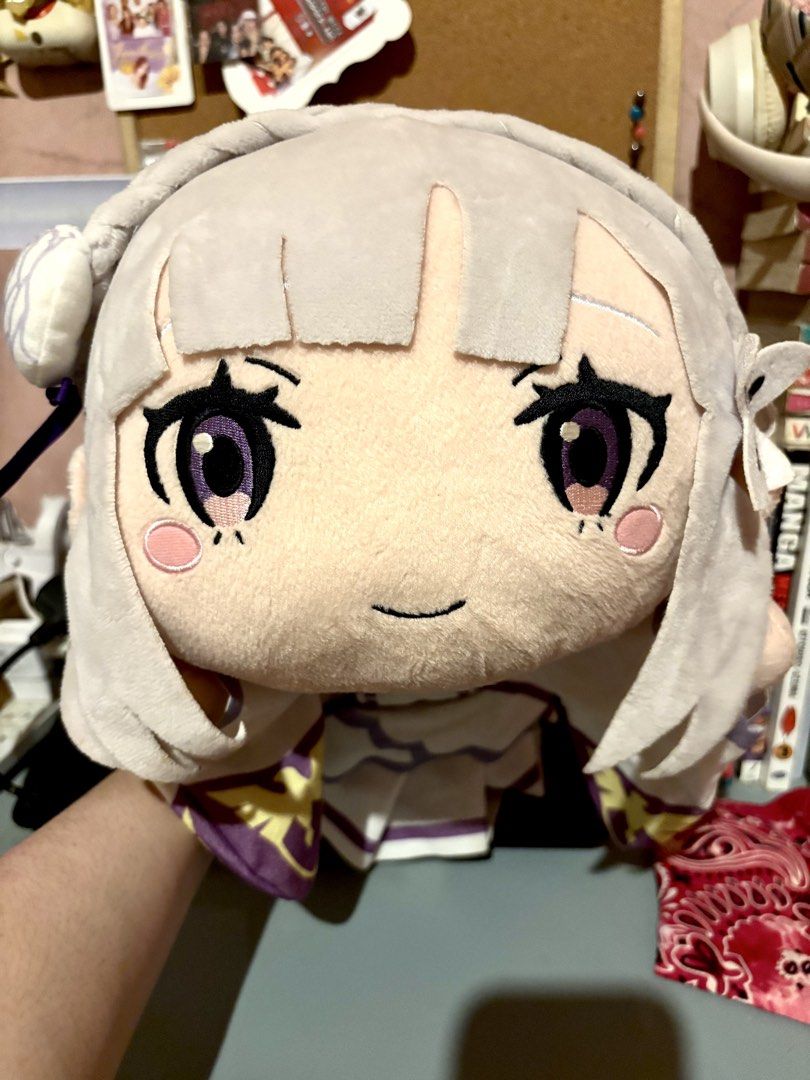 Re:Zero Emilia Jumbo Nesoberi Plush (Category: Plushies & Soft Toys) located in Calamba. Submitted by hmgggg (Listing ID 1467198718, Image 1). Description: Re-Zero Emilia Jumbo Nesoberi Plush for SALE‼️ SEGA tag, Jumbo! (Clothes need spot wash) but in very good condition! 🍀PM if interested!🍀 📍Calamba, Laguna 📦Shipping thru JnT and Lalamove at buyer’s expense.