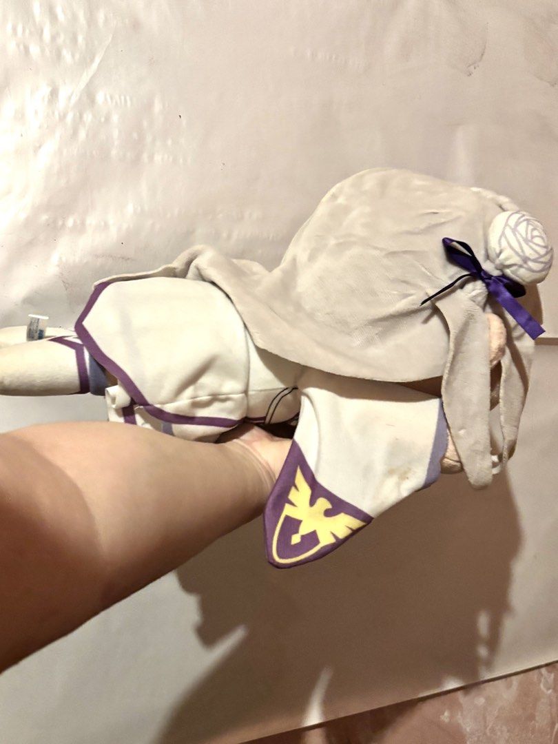 Re:Zero Emilia Jumbo Nesoberi Plush (Category: Plushies & Soft Toys) located in Calamba. Submitted by hmgggg (Listing ID 1467198718, Image 2). Description: Re-Zero Emilia Jumbo Nesoberi Plush for SALE‼️ SEGA tag, Jumbo! (Clothes need spot wash) but in very good condition! 🍀PM if interested!🍀 📍Calamba, Laguna 📦Shipping thru JnT and Lalamove at buyer’s expense.