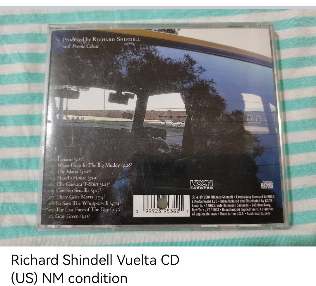 Richard Shindell Vuelta CD (unsealed) (Category: CDs & DVDs) located in Dangcagan. Submitted by cd_haven5 (Listing ID 1467236517, Image 2). Description: #FORSALE #FORSALE #FORSALE #Authentic #Legit #Original We only sell original items. All items posted are on hand. Please message me for availability of the item/s because the items are also posted on my other online stores. All items are imported unless stated PH. We also accept Pre-orders. Payme