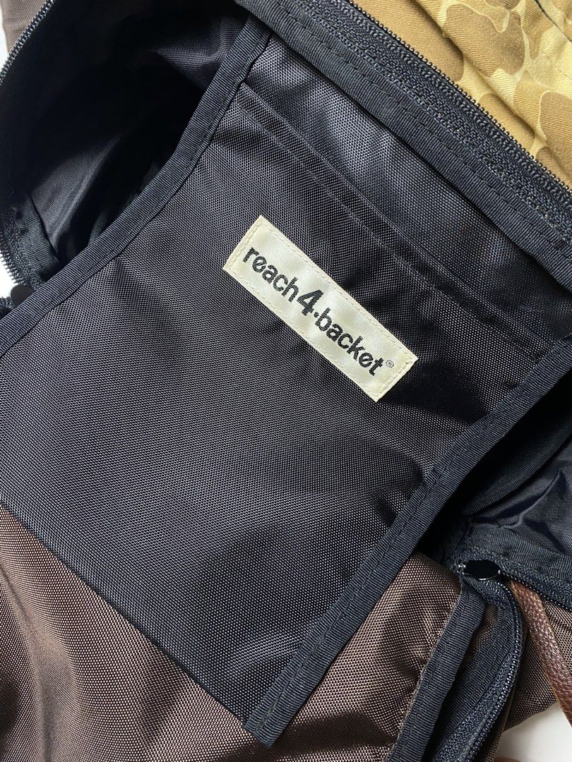 r.newbold FROGSKIN CAMO BACKPACK (Category: Backpacks) located in Balanga. Submitted by faded_garmz (Listing ID 1467280042, Image 3). Description: R.NEWBOLD FROGSKIN CAMO BACKPACK R.Newbold emerged in Japan in 1994 from a creative collaboration between British designer Paul Smith and Japanese designer Naoki Takizawa (Former Creative designer of ISSEY MIYAKE). The label embodies a distinctive dialogue between British heritage and Japanese experime