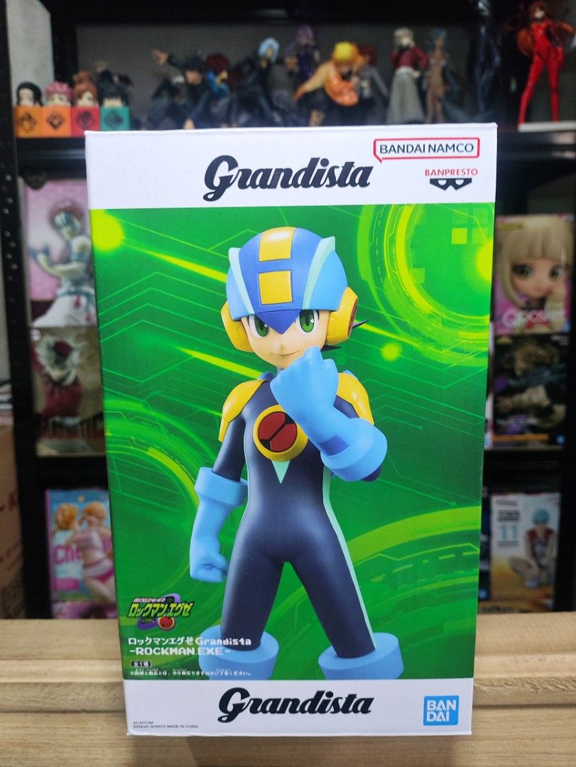 Rockman - Grandista Rockman EXE (Category: Figurines & Statues) located in Manila. Submitted by sagehub.collectibles (Listing ID 1467327028, Image 1). Description: 💯Authentic Anime Figure 📍 Pampanga 🔥MIB Condition 🔵Blue App: SageHub Collectibles Direct message for more details.