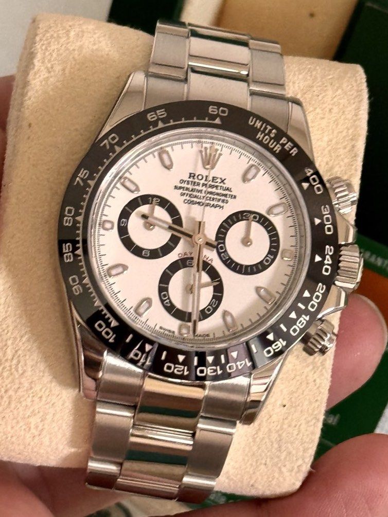 Rolex Daytona Panda 116500LN (Category: Luxury Watches) located in San Juan City. Submitted by luxxtimepieces (Listing ID 1464152999, Image 3). Description: Rolex Daytona Panda Ref 116500LN July 2018 Full complete set With PPF Open for Authentication 🙏 .