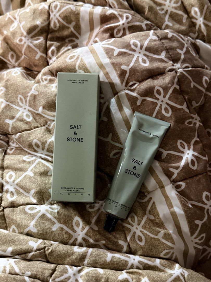 Salt & Stone Hand Cream (Category: Body Care) located in Makati City. Submitted by nadsmkhl (Listing ID 1467196670, Image 1). Description: Sold out everywhere Gifted to me RFS: i dont use it often.