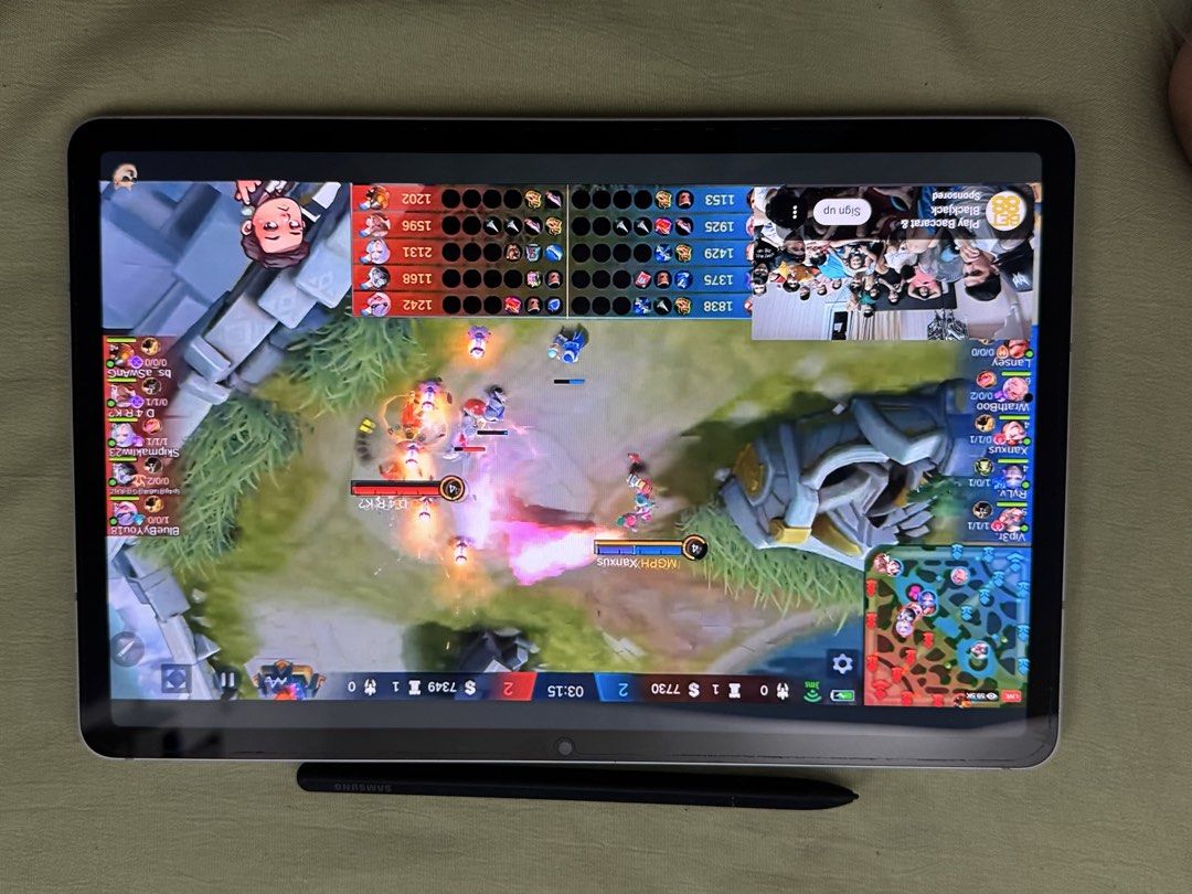Samsung Galaxy Tab S8 5G Tablet (Category: Android) located in Meycauayan. Submitted by russ_007 (Listing ID 1467188191, Image 3). Description: - Brand: Samsung Galaxy Tab S8 5G Tablet (Model: SM-X706B) - Condition: Excellent, well-maintained, and smooth running - Features: 5G connectivity, crisp display, great for gaming and productivity - Included: Original S Pen magnetically attached at the back - Meetup Location: Sampaloc, Manila.
