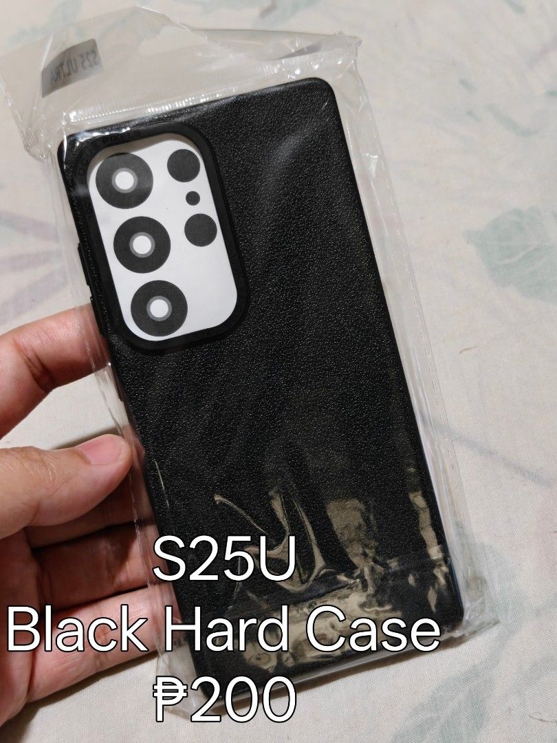 Samsung S25 Ultra Cases (Category: Cases & Sleeves) located in Marikina City. Submitted by rapisidro (Listing ID 1467175617, Image 1). Description: ₱150 - Clear TPU Case ₱150 - Black TPU Case ₱200 - Black Hard Case ₱250 - Black Magnetic Case MARIKINA LOCATION PICKUP OR SHIPPING ONLY Pwede CoD Lalamove.