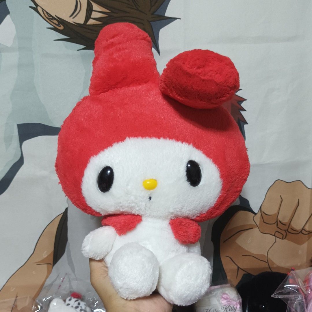 Sanrio - My Melody Red Hood (Category: Plushies & Soft Toys) located in Las Pinas. Submitted by rieries_shop (Listing ID 1467287649, Image 1). Description: - as is - washed and with flaws - pm me for more info/pic - Mop: Gcash/Maya/Gotyme/Maribank.