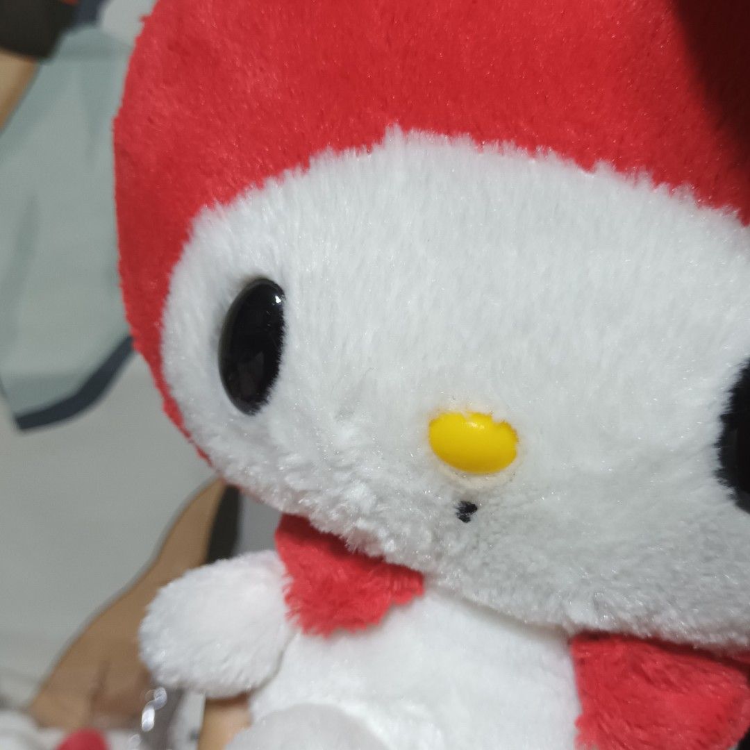 Sanrio - My Melody Red Hood (Category: Plushies & Soft Toys) located in Las Pinas. Submitted by rieries_shop (Listing ID 1467287649, Image 3). Description: - as is - washed and with flaws - pm me for more info/pic - Mop: Gcash/Maya/Gotyme/Maribank.
