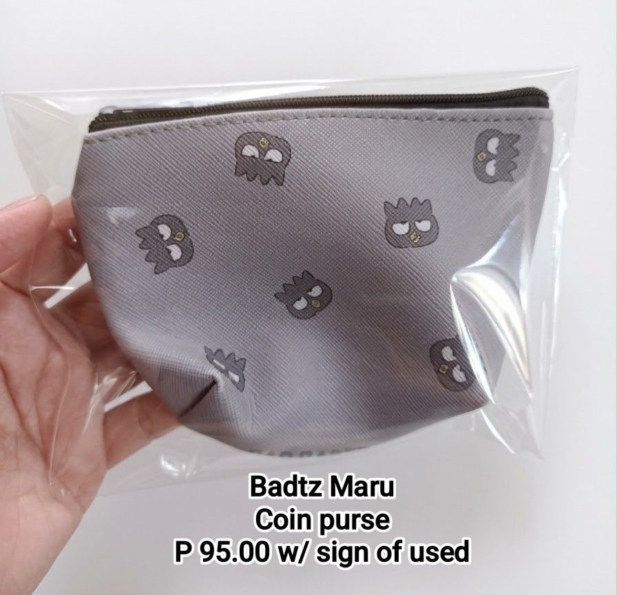Sanrio Badtzmaru Coinpurse (Category: Other Merchandise) located in Binan City. Submitted by mayjhe (Listing ID 1467194863, Image 1). Description: 💛 For Sale 💛 🌸 Badzmaru 🍀 Coinpurse 📍 Condition: with a sign of used 💰 Price is ₱ 95.00 👉 Other details posted 🇵🇭 Location Biñan Laguna 🛵 Courier J& T and Lalamove 📋 Shipping by schedule 📍 NO COD & COP 📌 All items are carefully packed and labeled with Fragile stickers for breakable goods. 