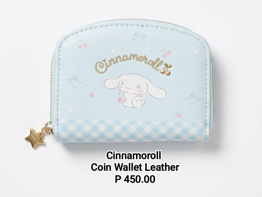 Sanrio Cinnamoroll Coin Wallet (Category: Wallets & Card holders) located in Binan City. Submitted by mayjhe (Listing ID 1467195160, Image 1). Description: 💛 For Sale 💛 🌸 Sanrio Cinnamoroll 🍀 Coin Wallet 📍 Condition: Good 💰 Price is ₱ 450.00 👉 Other details posted 🇵🇭 Location Biñan Laguna 🛵 Courier J& T and Lalamove 📋 Shipping by schedule 📍 NO COD & COP 📌 All items are carefully packed and labeled with Fragile stickers for breakable 