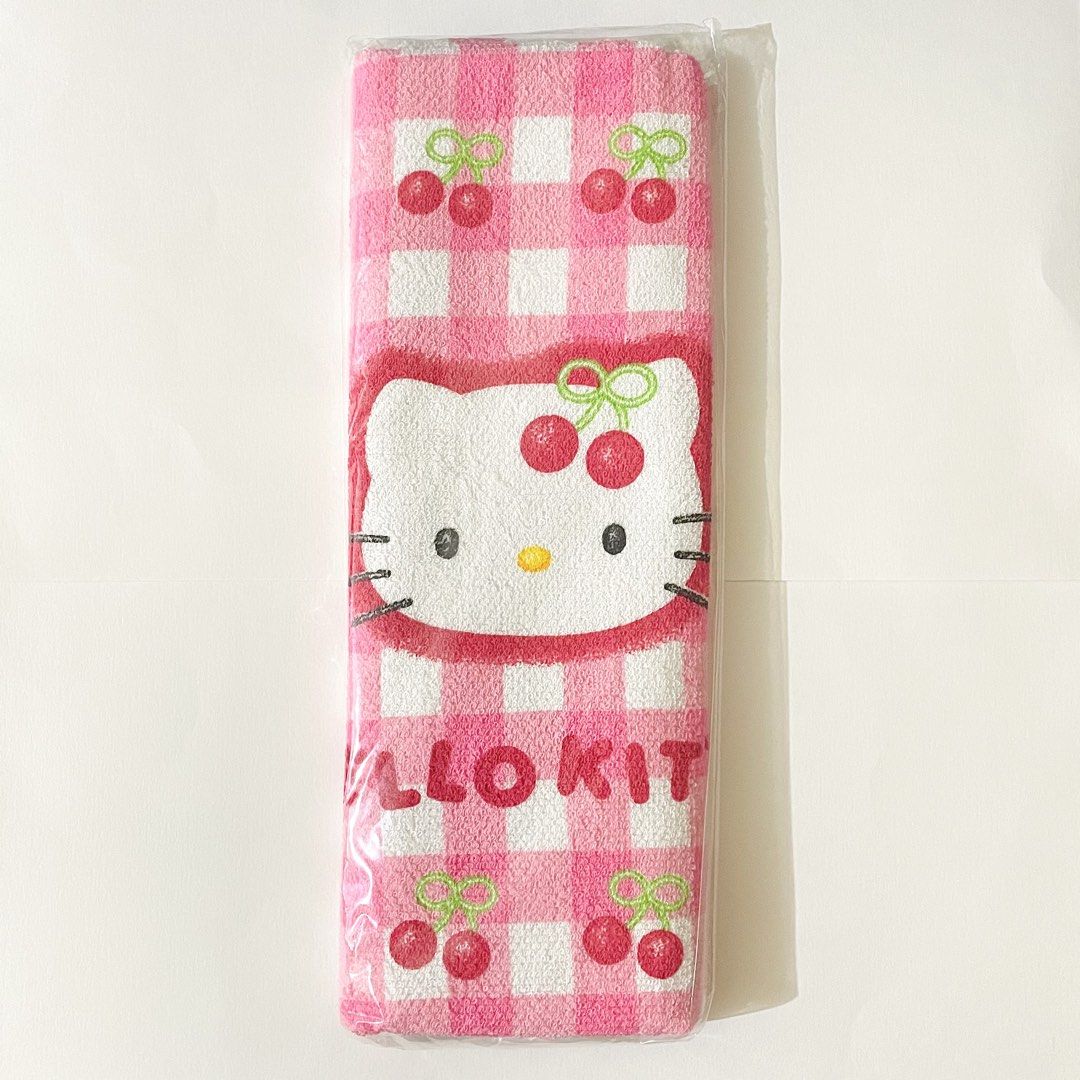Sanrio Hello Kitty Long Towel (Category: Towels, Napkins & Holders) located in Butuan. Submitted by paperlueur (Listing ID 1467221952, Image 1). Description: 13x32inches , cotton Pretty neto ❤️.