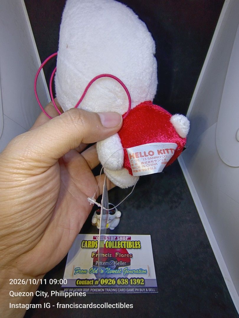 SANRIO Plush - HELLO KITTY #2 (EIKOH) YEAR 2013 / JAPAN (Category: Plushies & Soft Toys) located in Quezon City. Submitted by 710francis (Listing ID 1467172432, Image 3). Description: *680 Pesos *SANRIO PLUSH / EIKOH / YEAR 2013 / JAPAN L.L. *HELLO KITTY #2 *JUST MESSAGE FOR MORE INQUIRIES....