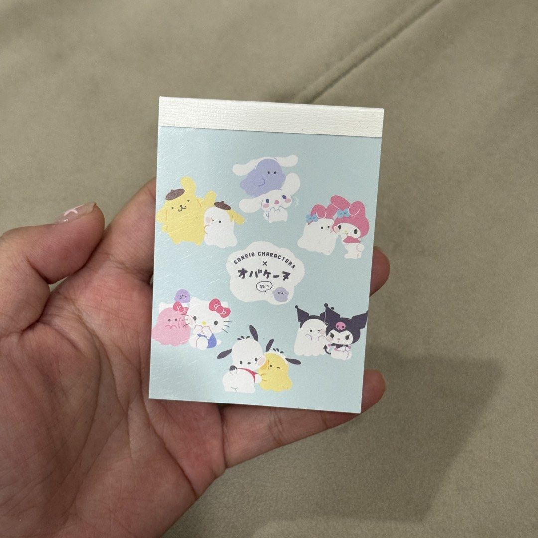 sanrio x obake memo pad (Category: Stationery & School Supplies) located in Iba. Submitted by drewychewy (Listing ID 1467353370, Image 1). Description: mop: gcash/maribank mod: j&t.