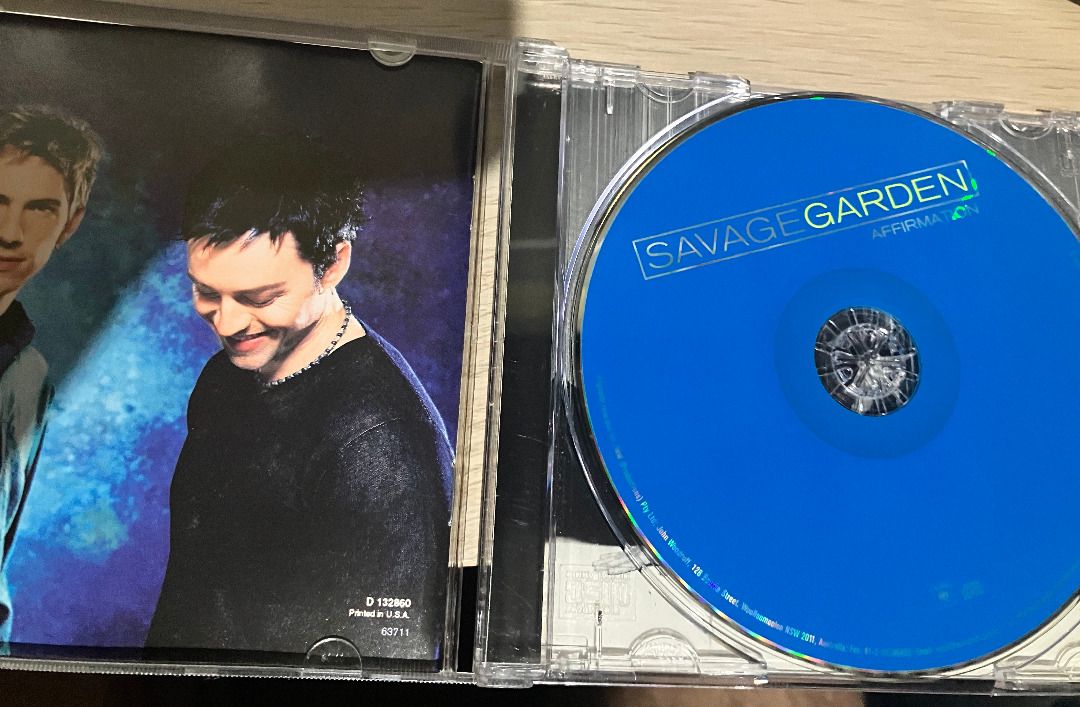 Savage Garden Affirmation CD Album (Category: CDs & DVDs) located in Makati City. Submitted by zek2zoe (Listing ID 1467288100, Image 3). Description: Selling from my personal/family collection. - CD/case in very good and working condition - Original, Pressed in the USA, year 1999 Reason for selling: - Declutter and make room for storage - Artist & Album: Savage Garden - Affirmation - Release Year: 1999 (Columbia Records) - Tracklist: 12 tracks fe