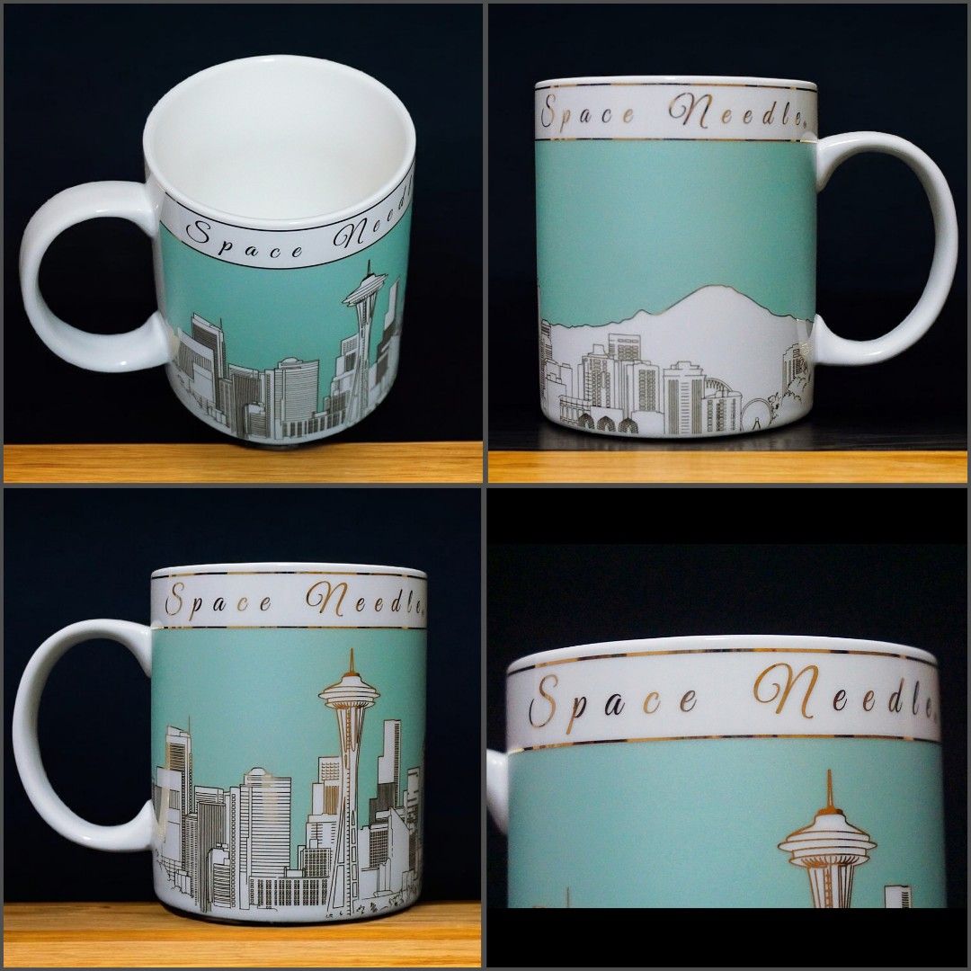 Seattle Space Needle Coffee Mug NEW (Category: Coffee & Tea Tableware) located in Manila. Submitted by pinhead07 (Listing ID 1467238638, Image 1). Description: SEATTLE Space Needle Collector Mug - Capacity: 12oz / 500ml - Authentic / Original Price: 1,399 --- BRAND NEW --- 📍Binondo manila Delivery at Buyer's expense G-cash Payment.