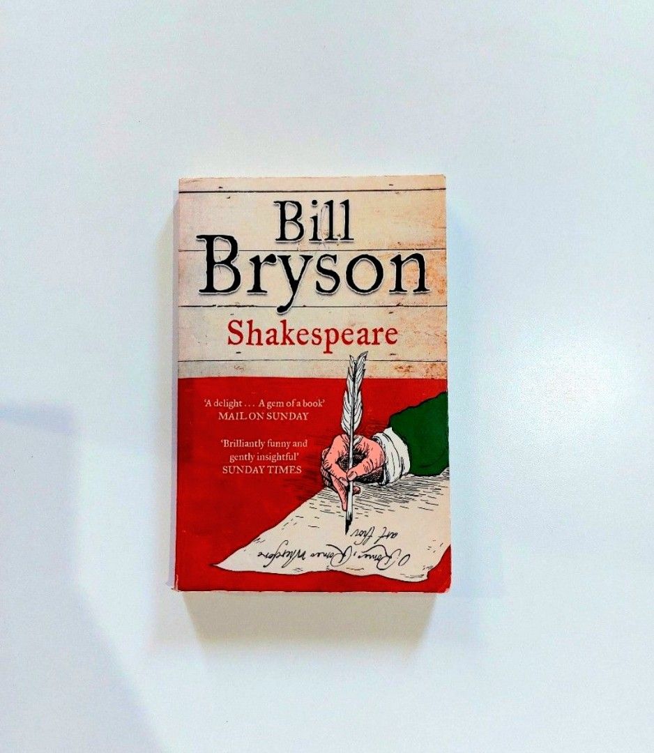 Shakespeare by Bill Bryson (Category: Storybooks) located in Tanauan. Submitted by solanaclassics (Listing ID 1467315688, Image 1). Description: 📚 major bookshelf clean out / clearance sale ~ — RFS: decluttering my bookshelves and switching to digital books — MOP: Gcash | fast shipping *feel free to send a message if you wish to negotiate the price :).