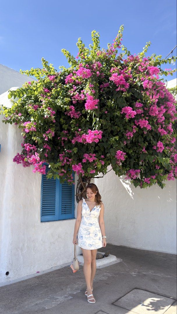 SHEIN White Blue Mini Dress (Category: Dresses) located in Marikina City. Submitted by prelovedbypau_ (Listing ID 1467326252, Image 3). Description: - used once - size small.