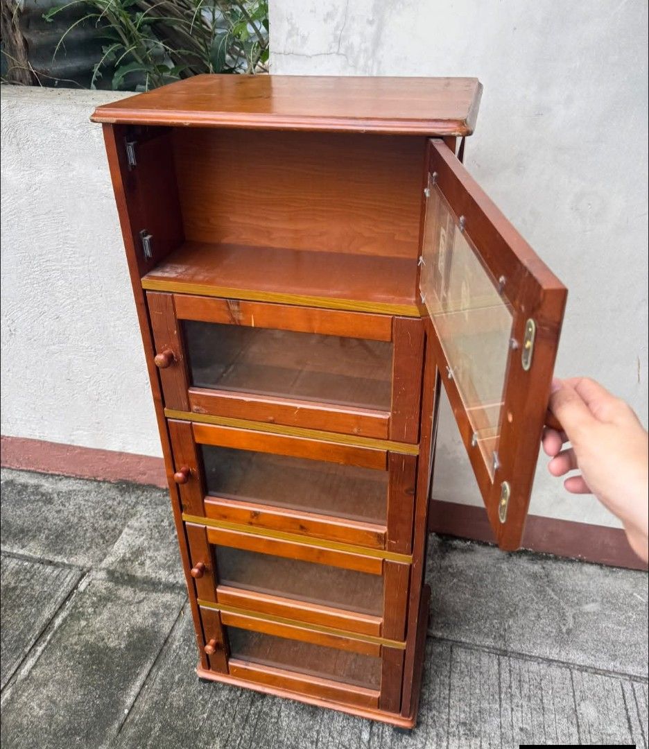 Shelf Cabinet (Category: Shelves, Cabinets & Racks) located in Meycauayan. Submitted by marygracecasimiro (Listing ID 1467230080, Image 2). Description: Available - Double Sided Shelf Cabinet Easy to move In good condition - minor signs of use 5k Check photos first before buying✅ DM to Inquire🧡 Item will be sold AS IS. Please refrain from purchasing if you are particular about USED items and imperfections Major issues will be stated or shown thr