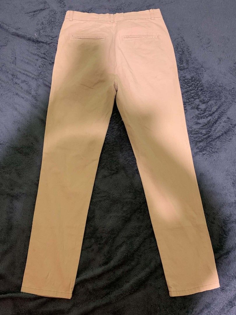 smyth khaki chinos trousers (Category: Chinos) located in Manila. Submitted by quishi061210 (Listing ID 1467203593, Image 3). Description: - Brand: Smyth - Color: Versatile khaki neutral - Fit: Classic straight leg - Details: Belt loops, button closure, two back welt pockets - Condition: Excellent - Mode of Payment: BPI / GCash / COD - Shipping: Via J&T or LBC (sf shoulder of buyer).
