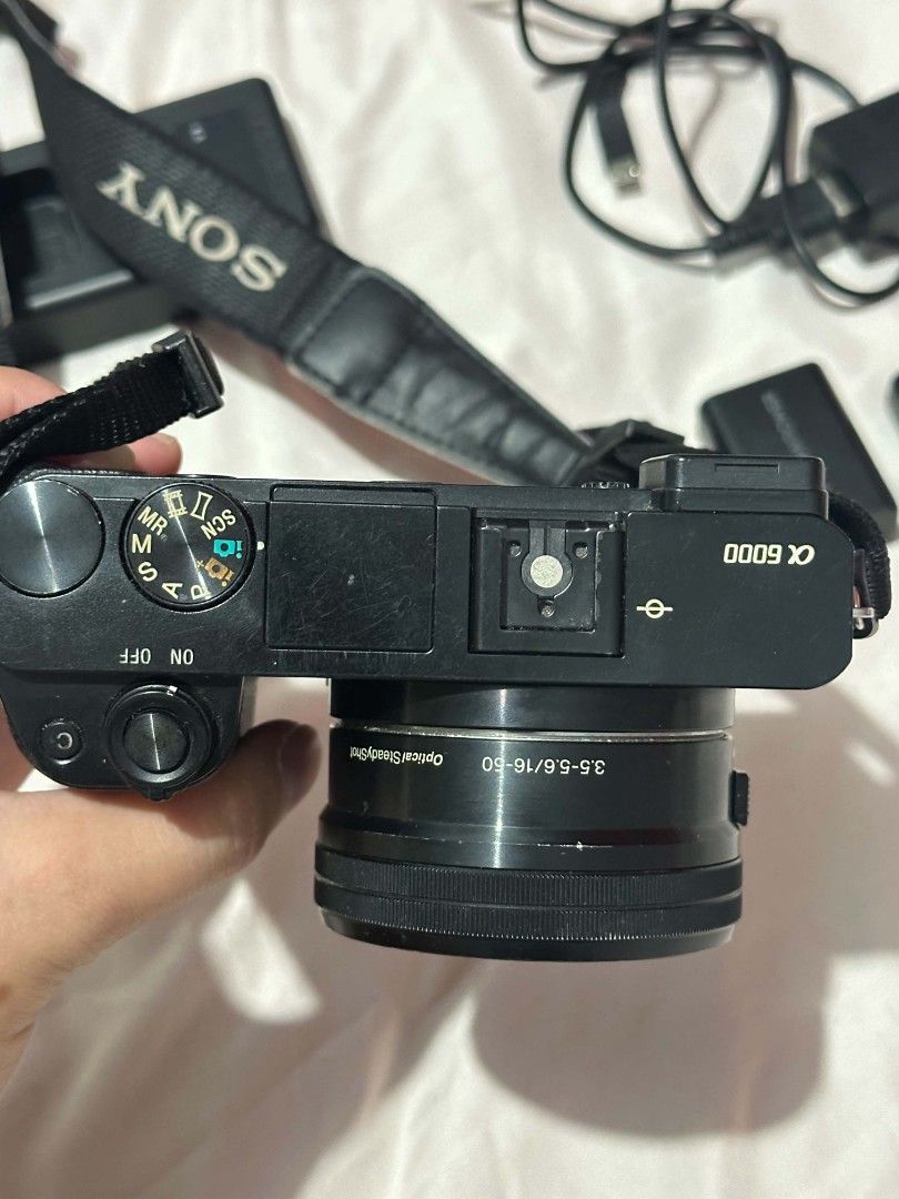 Sony A6000 Mirrorless Camera (Category: Cameras) located in Nagcarlan. Submitted by uvjohn (Listing ID 1467320816, Image 3). Description: Bought from the US Issues - With some dents - flash no longer working (you can replace it) - no more box Pros: - With free bag - 3 batteries - Still takes good photos - negotiable! Reason for selling: want to upgrade.
