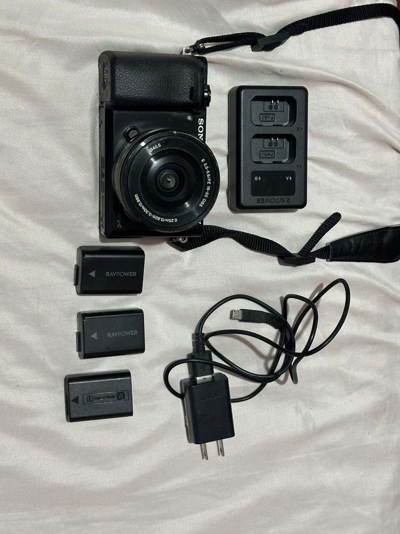 Sony A6000 Mirrorless Camera (Category: Cameras) located in Nagcarlan. Submitted by uvjohn (Listing ID 1467320816, Image 2). Description: Bought from the US Issues - With some dents - flash no longer working (you can replace it) - no more box Pros: - With free bag - 3 batteries - Still takes good photos - negotiable! Reason for selling: want to upgrade.