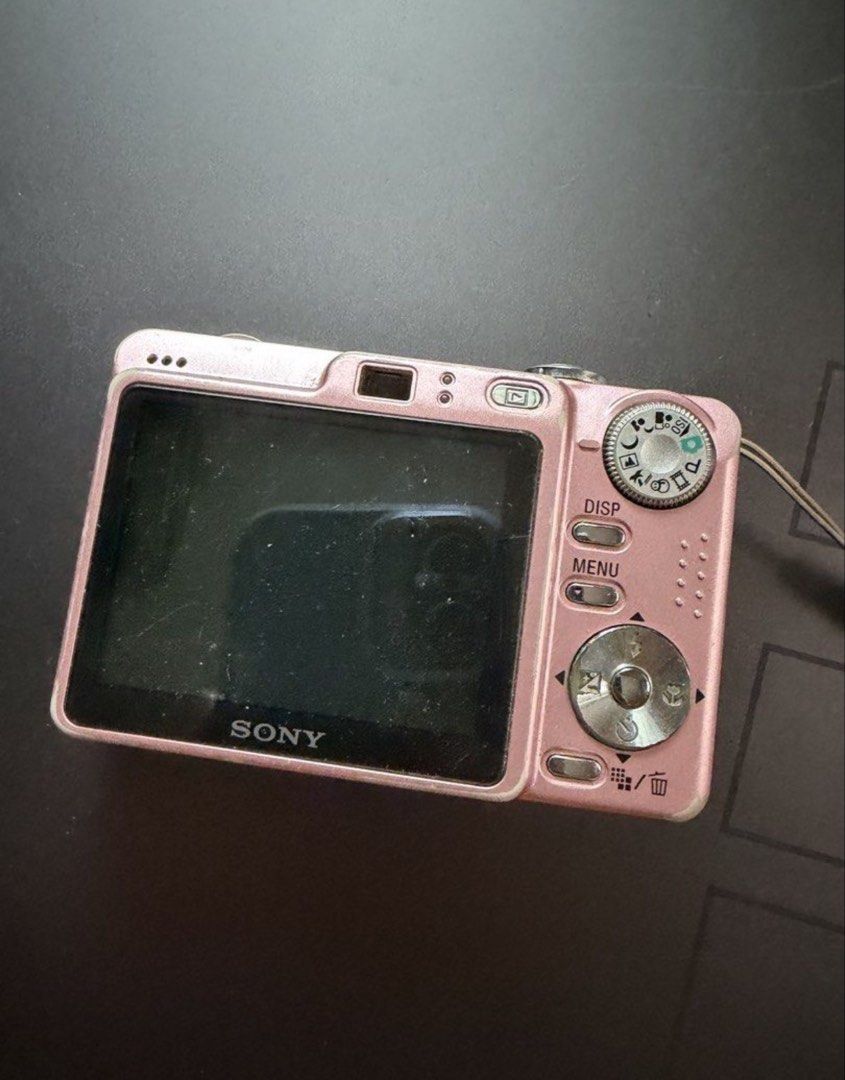 Sony CyberShot W55 Pink Digicam (Category: Cameras) located in Manila. Submitted by yooncarts (Listing ID 1467258408, Image 2). Description: Selling my Sony Cybershot W55 digicam 📸 — Buttons and flash are working — Issue: Output/photos are blurry due to dirty /damaged lens — Battery is included — No SD Card, Bag, and Charger The battery is currently low-batt and I won’t be able to charge it before shipping. Buy at your own risk. .