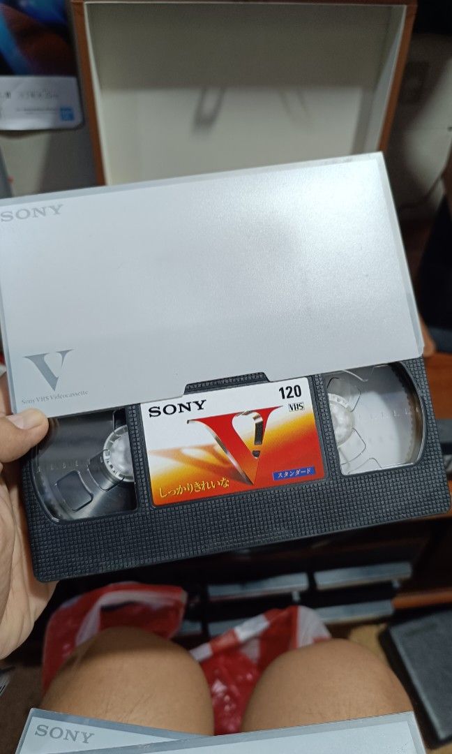 SONY VIDEO CASSETTE (Category: Blu-Ray & Media Players) located in Midsayap. Submitted by macoy.picker (Listing ID 1467358748, Image 2). Description: SONY VIDEO CASSETTE 3Pcs Sealed 1 Already Opened Take All for 700 + FREE SF.