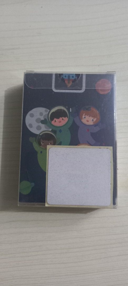 Spacecraft Playing Cards Outer Space Rocket Design (Category: Board Games & Puzzles) located in Pasig City. Submitted by j-fri0127 (Listing ID 1467176162, Image 2). Description: - Item: Deck of Spacecraft Playing Cards - Theme: Outer space, rockets, and astronauts - Condition: Brand new, unopened, in original clear protective box - Packaging Notes: Includes original inventory and barcode stickers - Ideal For: Cardists, magic trick enthusiasts, an