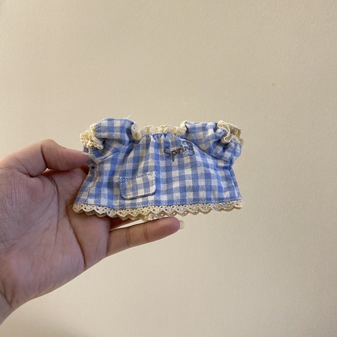 Spring Gingham Plaid Top and Lace Bloomer for Kpop Dolls (Category: Plushies & Soft Toys) located in San Pedro. Submitted by jellybean.co (Listing ID 1467210845, Image 2). Description: .