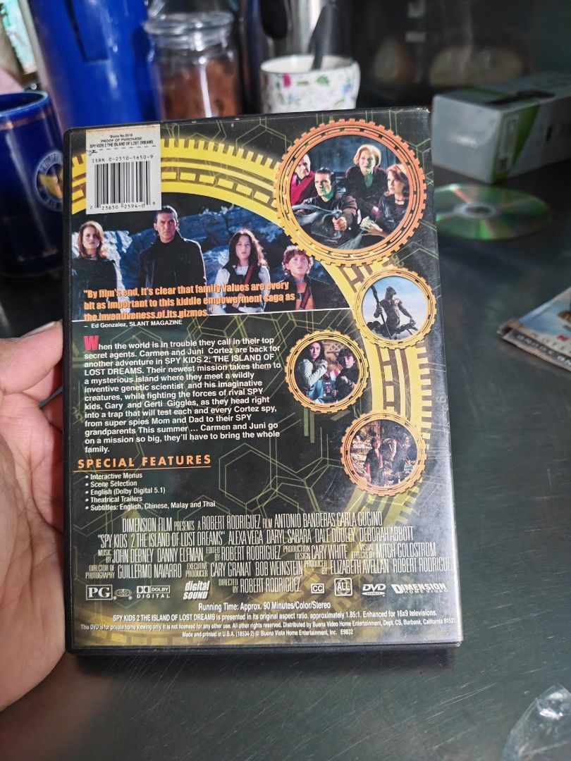 Spy Kids 2 (Category: CDs & DVDs) located in Carmona. Submitted by tech_hub_cavite (Listing ID 1467225785, Image 2). Description: .