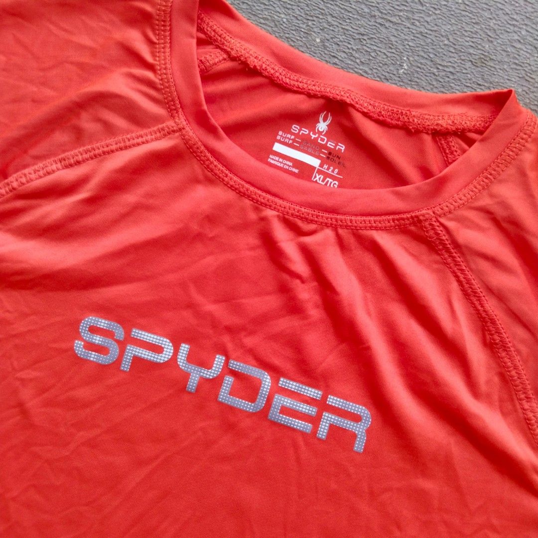 Spyder Compression Bright Orange Gym Shirt (Category: Tshirts & Polo Shirts ) located in Munoz. Submitted by ukay.kay.jay (Listing ID 1467202816, Image 2). Description: Brand: Spyder Condition: 9/10 Color Rate: 9/10 Issue: None Extra Info: Comfortable, Aesthetic, Great for Workouts Dimes: 25(L)x20(W) in Price: 300+sf (All items are negotiable) Shipping: J&T (Preferred), LBC Payment: Gcash (Preferred), Landbank, COD if LBC ‼️ITEMS ARE PRE-WASHED A