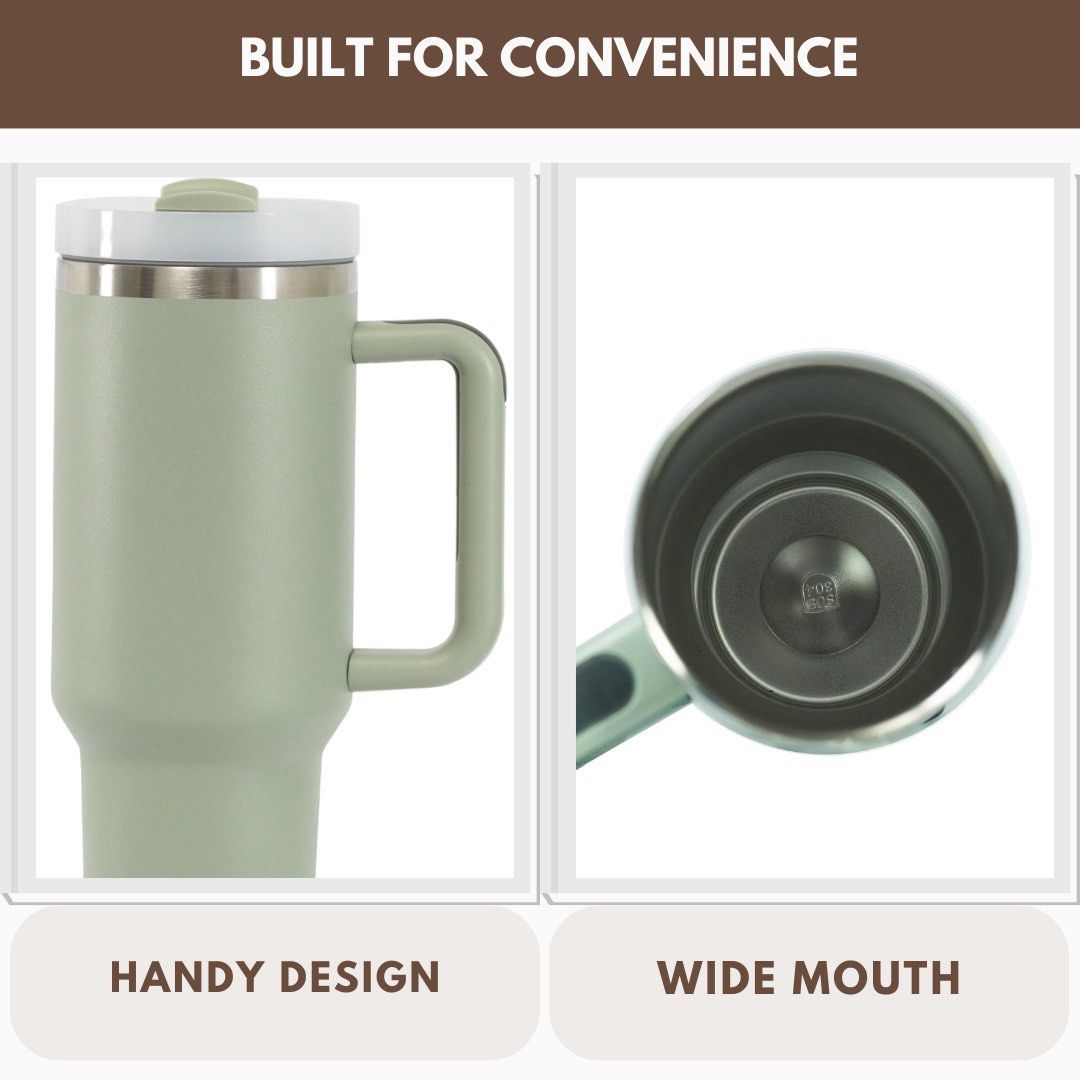 STANLEY DUPE (Category: Water Bottles & Tumblers) located in Santa Maria. Submitted by byyoursorellas (Listing ID 1467325531, Image 3). Description: Stanley Dupe Tumblers 1200ML Complete set with straw, boot & box 10pcs available .