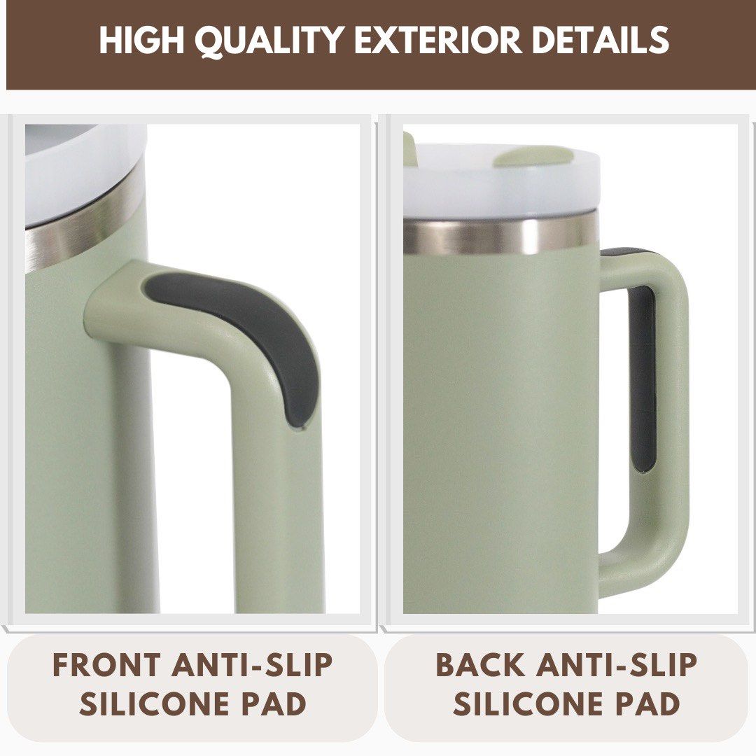 STANLEY DUPE (Category: Water Bottles & Tumblers) located in Santa Maria. Submitted by byyoursorellas (Listing ID 1467325531, Image 2). Description: Stanley Dupe Tumblers 1200ML Complete set with straw, boot & box 10pcs available .