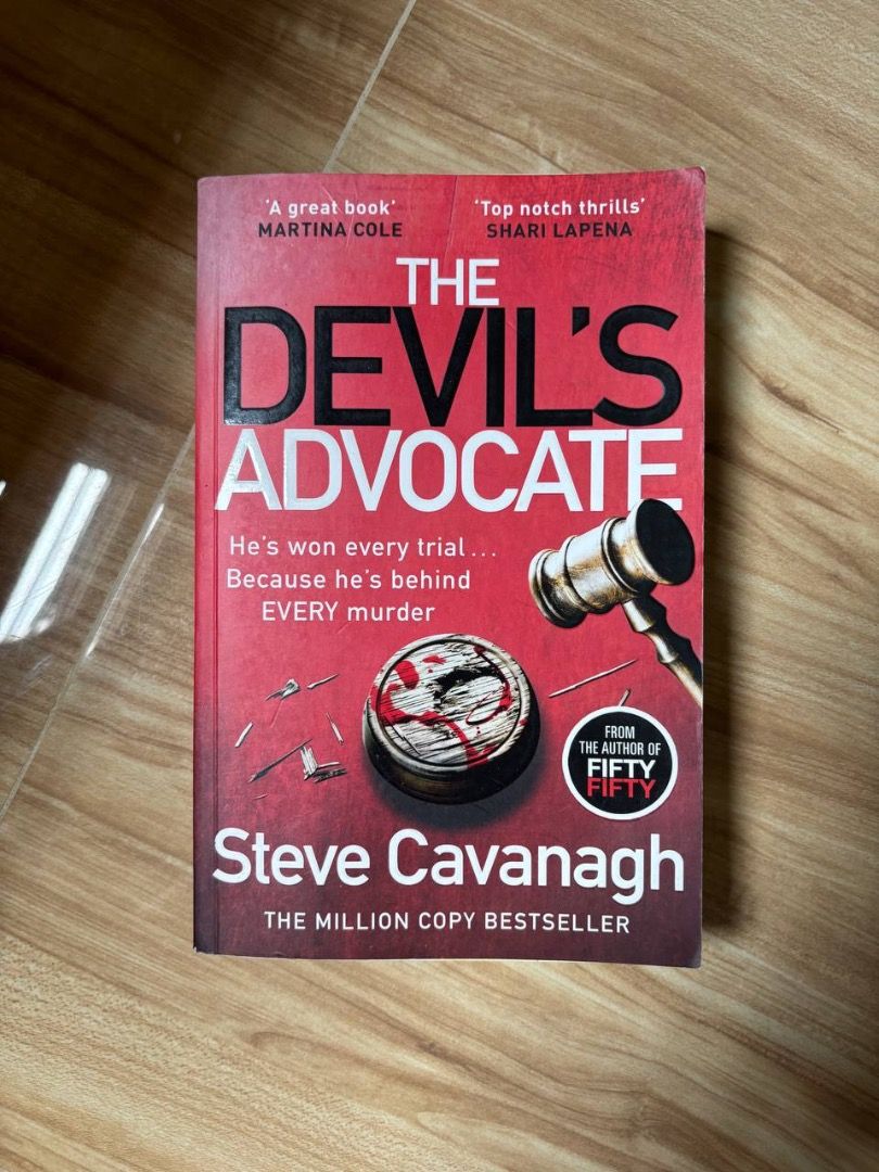 Steve Cavanagh - The Devil's Advocate (Category: Storybooks) located in Carmen. Submitted by grei.librongbaligya. (Listing ID 1467336737, Image 1). Description: Steve Cavanagh - The Devil's Advocate (mmpb) Minimal spine crease. Minor wear along the edges..