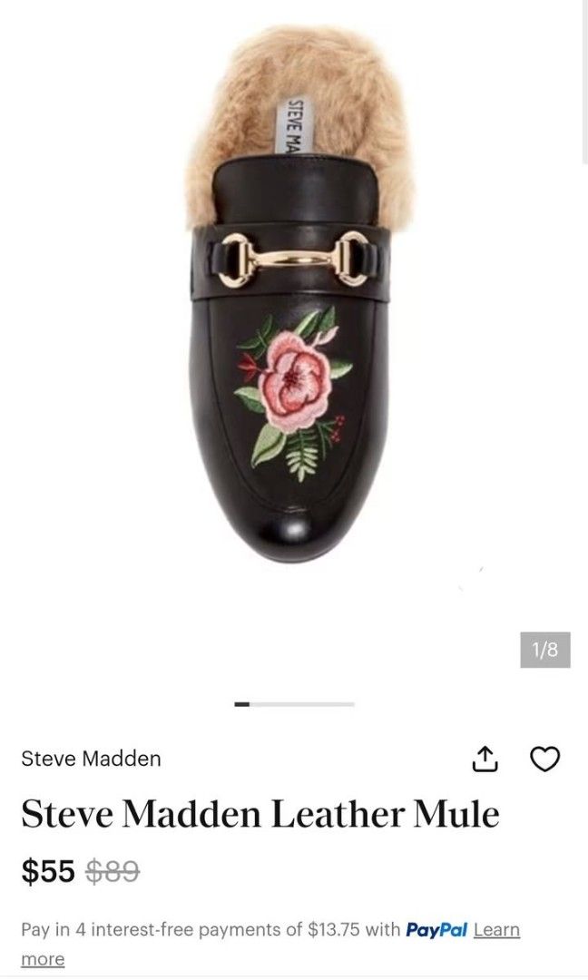Steve Madden (Category: Flats & Sandals) located in Angeles City. Submitted by mjshoppingretail (Listing ID 1467195700, Image 1). Description: like new from canada no inclusion super comfortable.