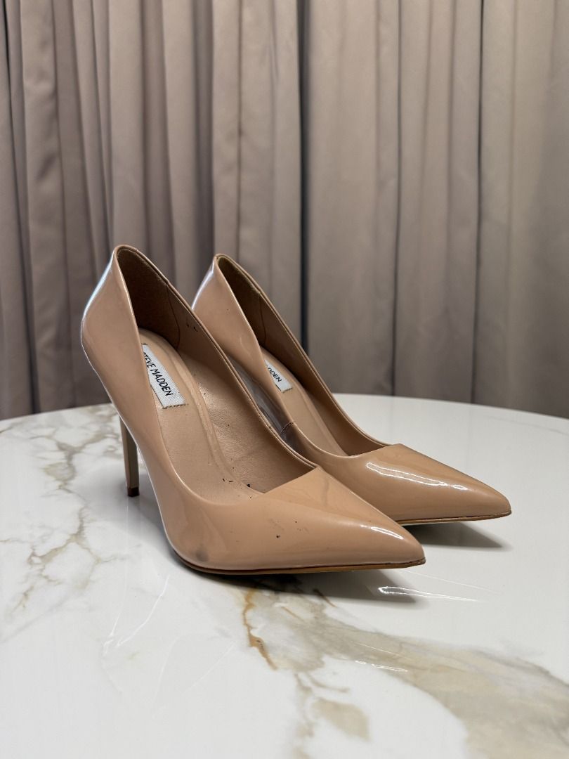 STEVE MADDEN Nude Pointed Heels in Size 10 (Category: Heels) located in Marikina City. Submitted by tashdeclutters. (Listing ID 1467219836, Image 3). Description: ✨ STEVE MADDEN Nude Pointed Heels in Size 10 - P3990 ✨ Condition 2: Like New 🛍️ Purchased in: USA ✨ @tashdeclutters ✨ Created to share the things that no longer spark joy with Tash — and hopefully, let them spark joy for someone else. 🤍 📌 SHOP POLICIES • Prices posted are FINAL. • NO