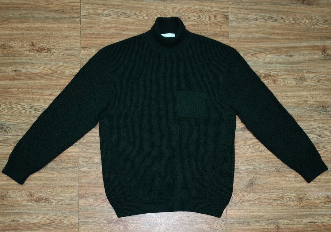 STILL BY HAND - High Neck Pull Over Knit (Category: Coats, Jackets and Outerwear) located in Manila. Submitted by espesyaloffer (Listing ID 1467360075, Image 2). Description: STILL BY HAND - High Neck Pull Over Knit Condition : 9/10 Size : 48 Dimensions ⬇️ Width : Length : Sleeve : Flaws : none P2,880 + sf.