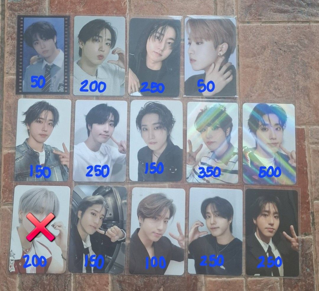 stray kids han photocards (Category: K-Wave Merchandise) located in Muntinlupa City. Submitted by _cursed_love_ (Listing ID 1467238935, Image 1). Description: all official ref: downsizing coll can send condi vid.