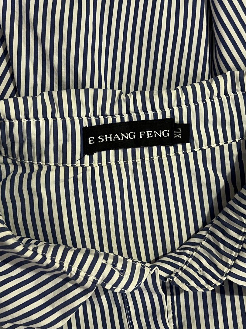 Striped long sleeve peplum top (Category: Blouses) located in Las Pinas. Submitted by jilanah (Listing ID 1467347308, Image 2). Description: .