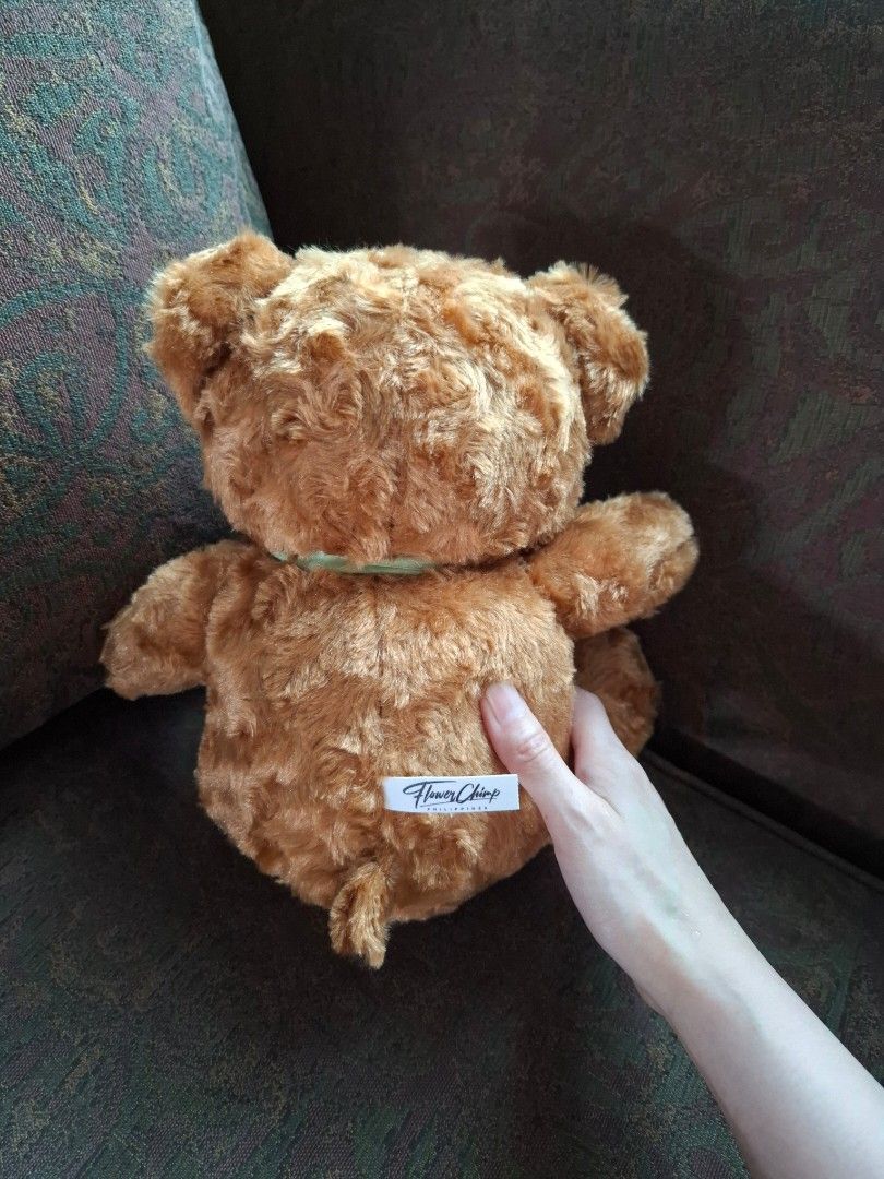 Stuffed toys capybara and teddy bear (Category: Plushies & Soft Toys) located in Pasig City. Submitted by keekeedee (Listing ID 1467229250, Image 3). Description: selling as set , their heights are approximately 11 and 12 inches.