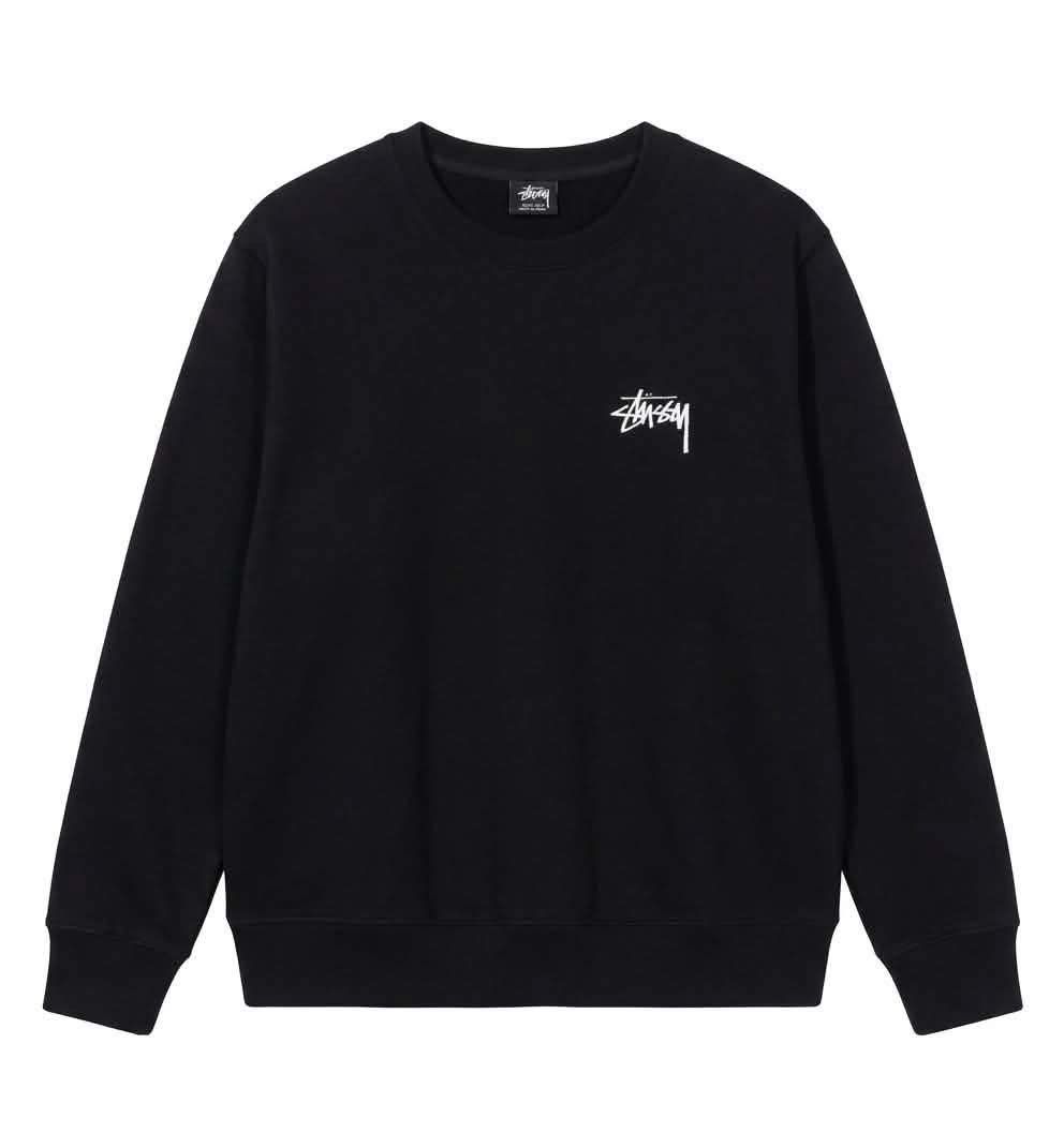 Stussy Basic Stock Logo Crewneck Sweatshirt (Category: Coats, Jackets and Outerwear) located in Manila. Submitted by randomloots2 (Listing ID 1467291710, Image 1). Description: STUSSY BASIC LOGO CREWNECK SWEATSHIRT ISSUEE SEE IN PICTURES.