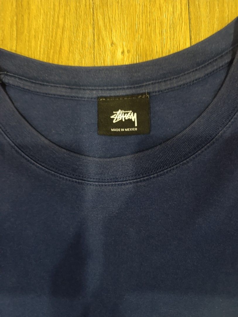 STUSSY BLUE DICE TEE (Category: Tshirts & Polo Shirts ) located in Angeles City. Submitted by kc_archvs (Listing ID 1467350287, Image 2). Description: Size on tag: XL Dimes: 21.5x30 650php issue: needs wash if delivery +sf.