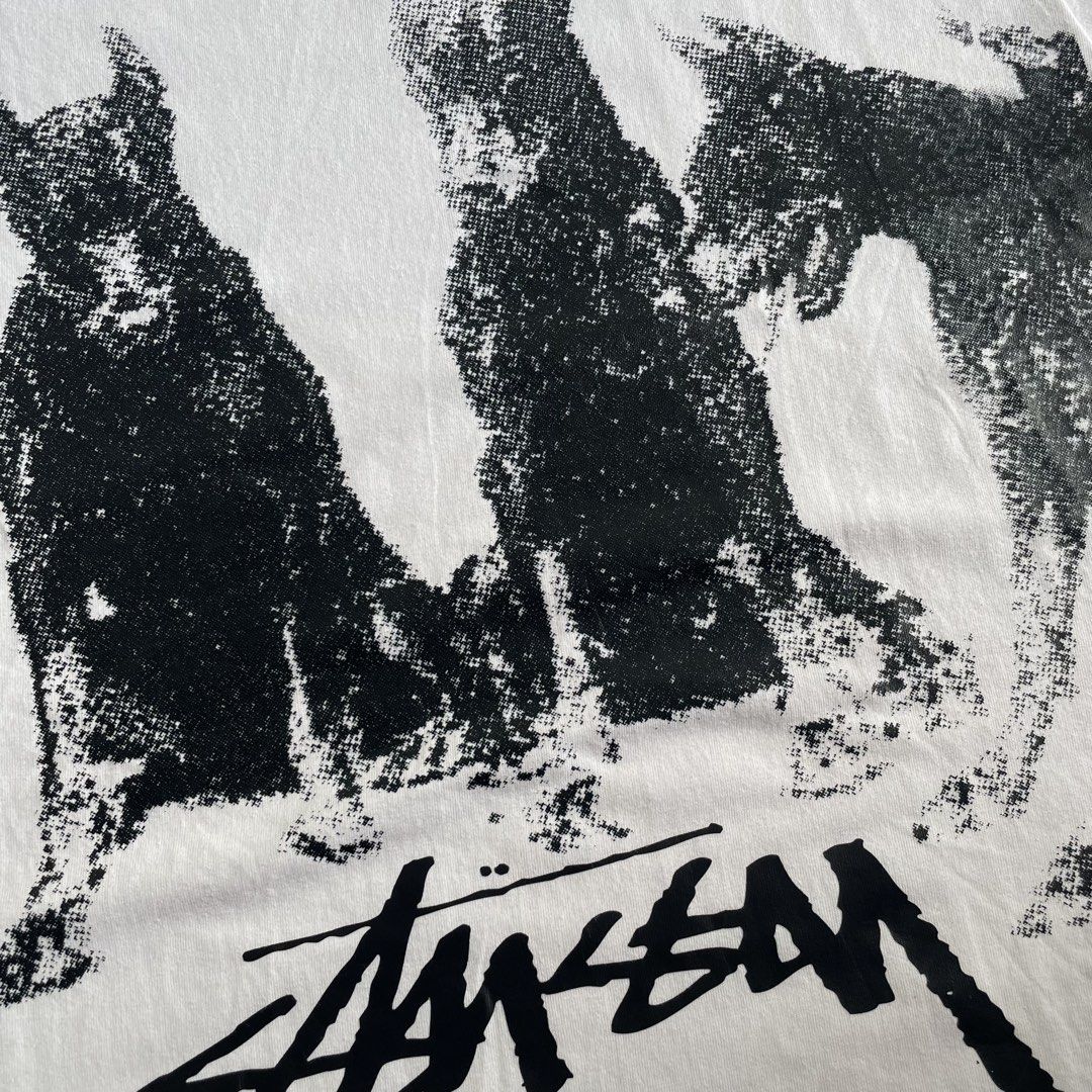 Stussy Doberman Tee (Category: Tshirts & Polo Shirts ) located in Manila. Submitted by burning_garments (Listing ID 1467191462, Image 3). Description: M TO L FITTINGS VERY GOOD CONDITION, COMPLETED TAGS, READY TO WEAR! .