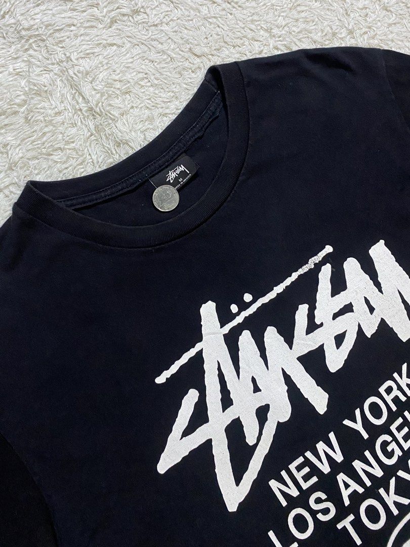 STUSSY REGGAE (Category: Tshirts & Polo Shirts ) located in Cavite. Submitted by nld_thrift (Listing ID 1467274240, Image 3). Description: STUSSY REGGAE W 21Inch L 26.5 INCH Large on tag 9.5 Condition 9.5 Color rate No refund/ no return, ask before buy, all sales are final. IF YOU ARE IN DOUBT ABOUT ANY DETAILS OF THE ITEM YOU’RE PURCHASING PLEASE FEEL FREE TO CONTACT US .